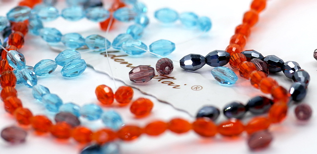 Crystal Oval Beads