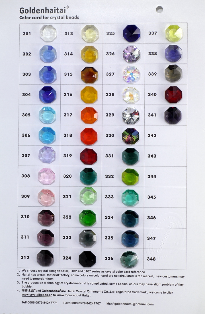 Crystal Jewelry Color