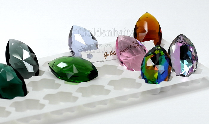 Crystal Navette Pendant