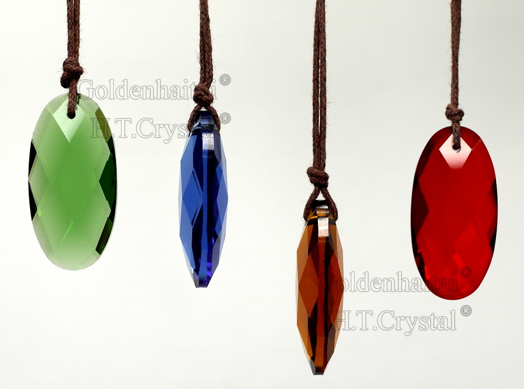Crystal Oval Drop