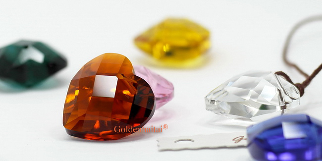 Crystal Heart Pendants Wholesale