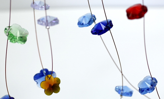 Crystal Flower Pendant