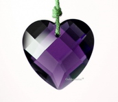 Crystal Heart Drop