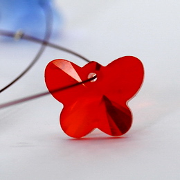 Crystal Butterfly Pendant